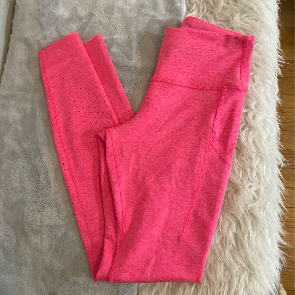 Hot pink Nike Dri-fit running tights